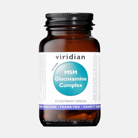 MSM Glucosamine Complex – 30 cápsulas – Viridian