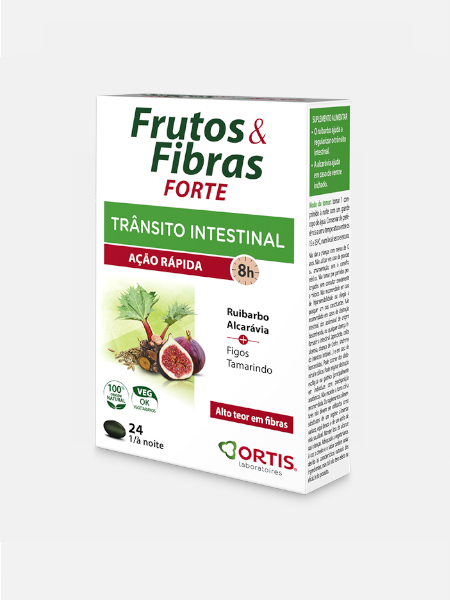 Frutos & Fibras FORTE - 24 comprimidos - Ortis