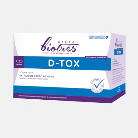 Detox – 60 cápsulas – Dieta Biotrês