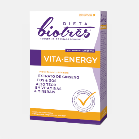 Vita Energy – 30 comprimidos – Dieta Biotrês
