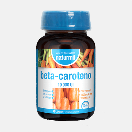 Naturmil Beta-Caroteno 10000 UI – 90 cápsulas – DietMed