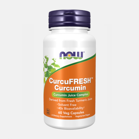 CurcuFRESH Curcumin – 60 veg cápsulas – Now