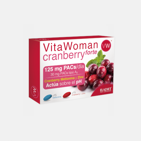 VitaWoman Cranberry Forte – 15+15 comprimidos – Eladiet