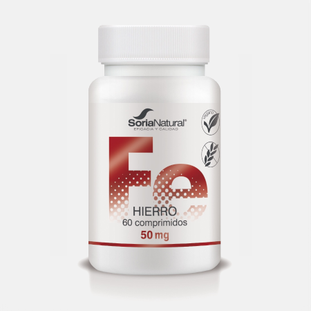 Ferro – 60 comprimidos – Soria Natural