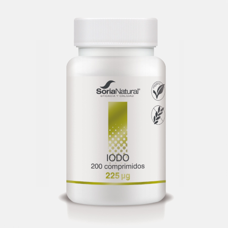 Iodo – 200 comprimidos – Soria Natural