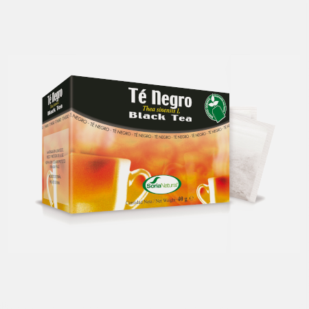 Chá Preto Infusão – 20 saquetas – Soria Natural