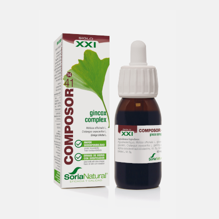 Composor 41 Gincox Complex – 50 ml – Soria Natural