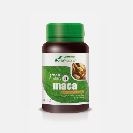 Green 08 Maca – 30 comprimidos – Soria Natural