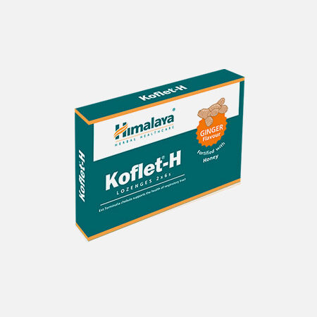 Koflet-H sabor Gengibre – 12 pastilhas – Himalaya