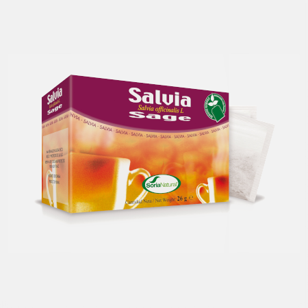 Salvia Infusão – 20 saquetas – Soria Natural