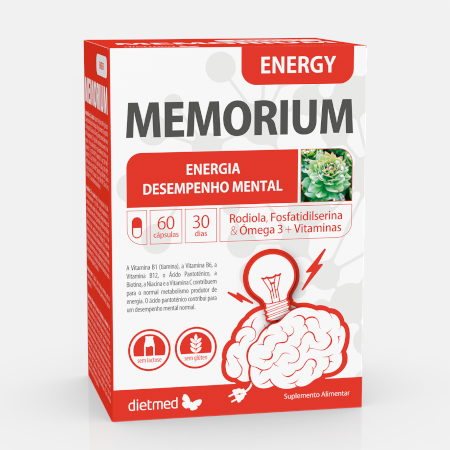 Memorium Energy – 60 cápsulas – DietMed