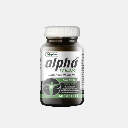 Alpha Max com Saw Palmetto – 60 comprimidos – Lifeplan