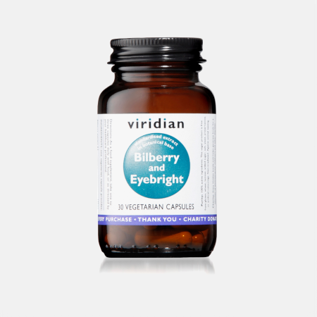 Bilberry with Eyebright – 30 cápsulas – Viridian