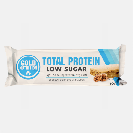Protein Bar Low Sugar Chocolate Chip Cookie – 60g – Gold Nutrition