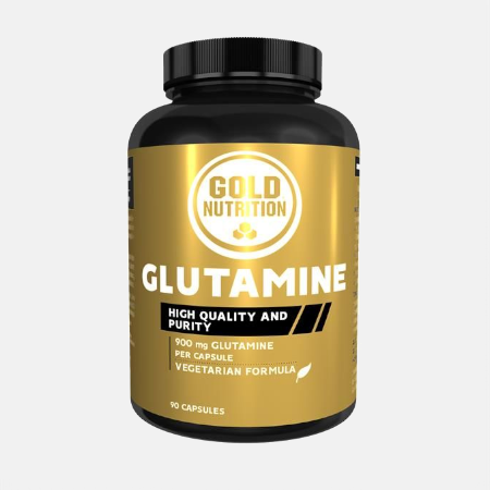 Glutamine 900mg – 90 cápsulas – Gold Nutrition