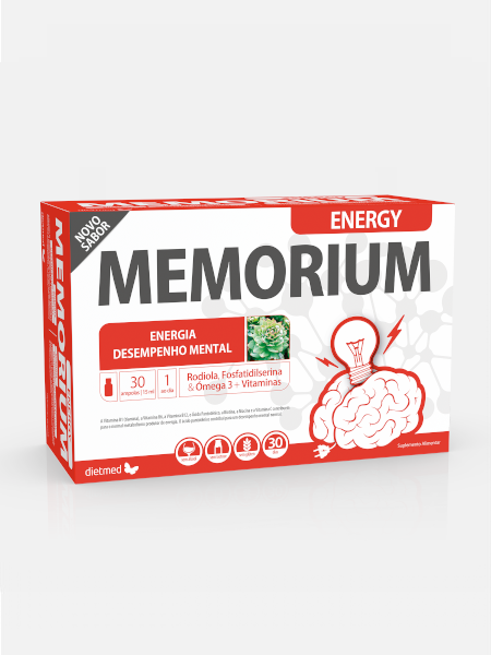 Memorium Energy - 30 ampolas - DietMed