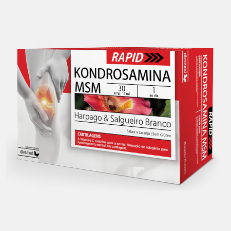 Kondrosamina MSM Rapid – 30 ampolas – DietMed