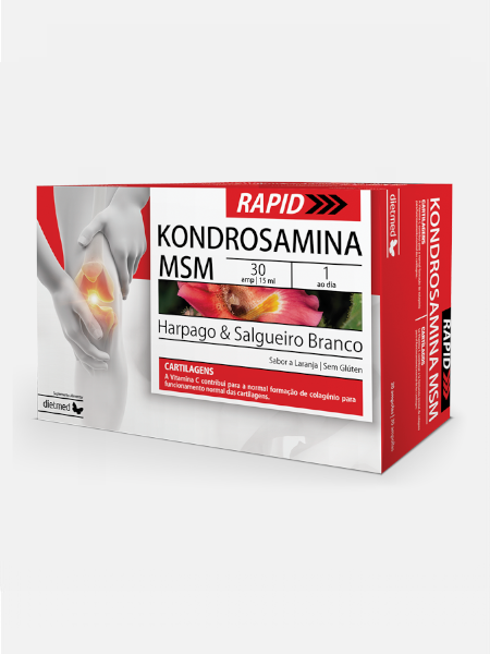 Kondrosamina MSM Rapid - 30 ampolas - DietMed