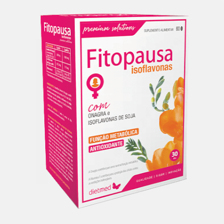 Fitopausa Isoflavonas – 60 cápsulas – DietMed