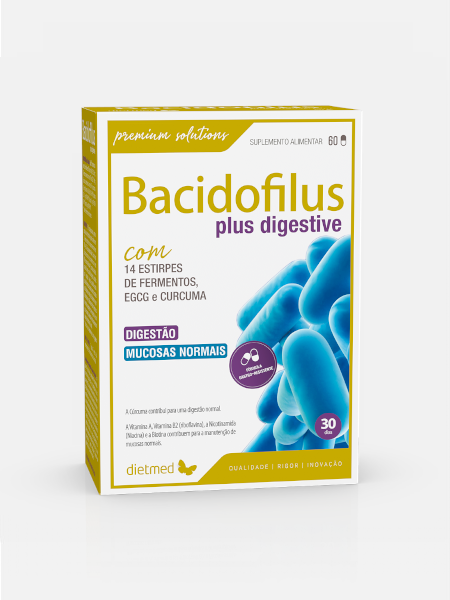 Bacidofilus Plus Digestive - 60 cápsulas - DietMed