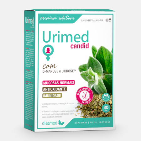 Urimed Candid – 30 cápsulas – Dietmed