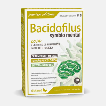 Bacidofilus Symbio Mental – 30 cápsulas – DietMed