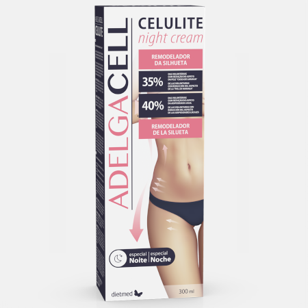 Adelgacell Celulite Night Cream – 300ml – Dietmed