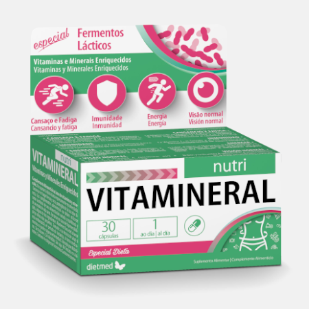Vitamineral Nutri – 30 cápsulas – DietMed