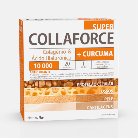 Collaforce Super + Curcuma – 20 carteiras – DietMed