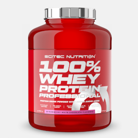 100% Whey Protein Professional Strawberry White Chocolate – 2350g – Scitec Nutrition