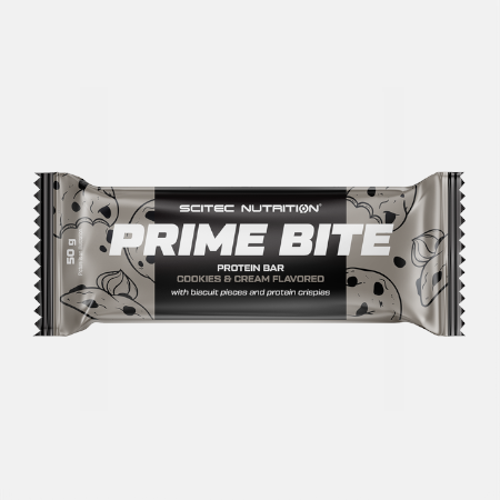 Prime Bite Cookies & Cream – 50g – Scitec Nutrition