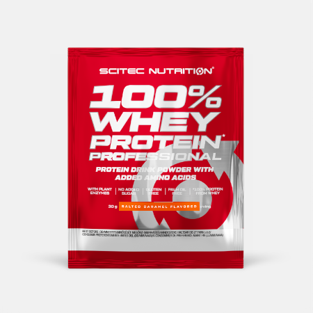 100% Whey Protein Professional Salted Caramel – 30g – Scitec Nutrition