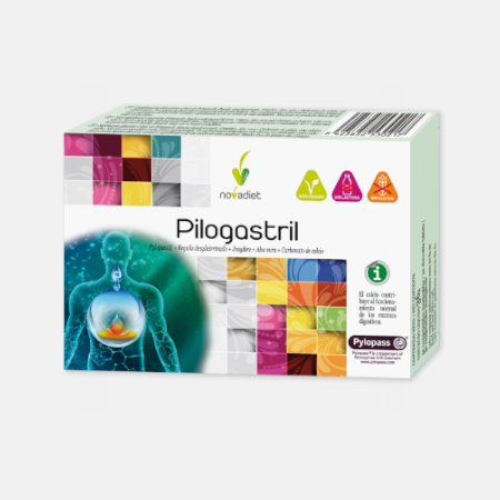Pilogastril – 30 comprimidos mastigáveis – Novadiet