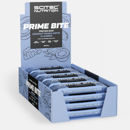 Prime Bite Coconut Panna Cotta Box – 20x50g – Scitec Nutrition