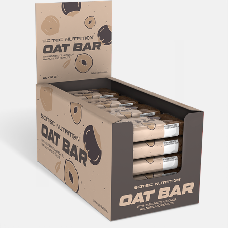 Oat Bar Nuts – 20x70g – Scitec Nutrition