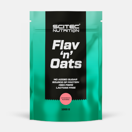 Flav n Oats Strawberry – 1000g – Scitec Nutrition