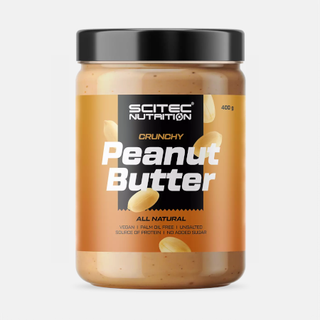 Peanut Butter crunchy – 400g – Scitec Nutrition