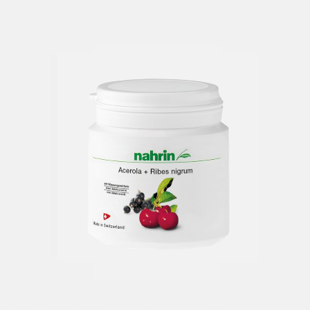 Acerola + Groselha Negra – 60 comprimidos – Nahrin