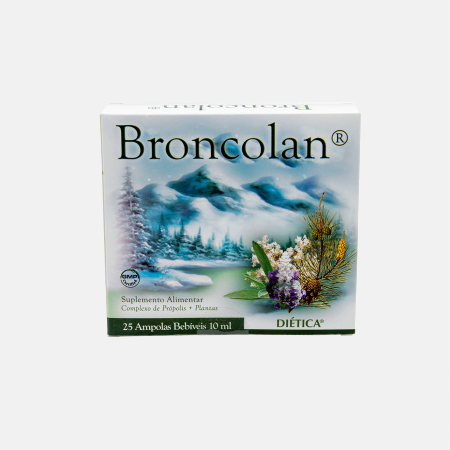 Broncolan – 25 ampolas – Diética