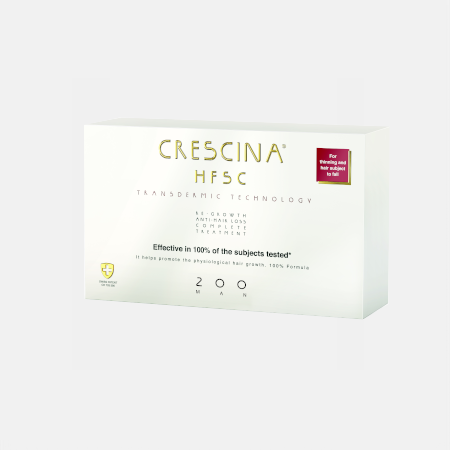 Crescina HFSC Transdermic Complete Treatment 200 Man – 10+10 vials