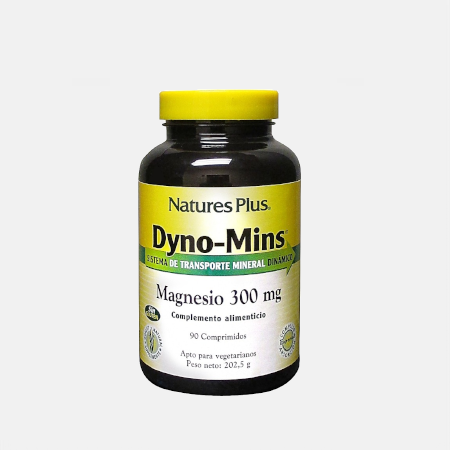 Dyno-Mins Magnésio 300 mg – 90 comprimidos – Natures Plus
