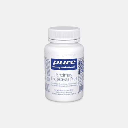 Enzimas Digestivas Plus – 90 cápsulas – Pure Encapsulations