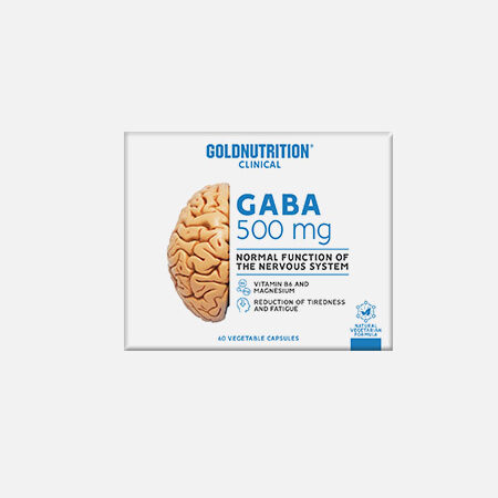 GABA – 60 cápsulas – Gold Nutrition