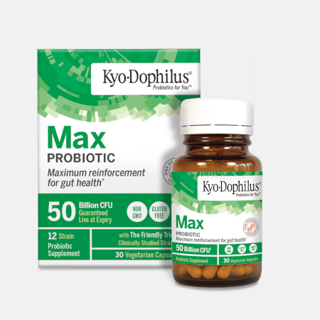 Kyo-Dophilus Max Probiotic – 30 cápsulas – Gold Nutrition