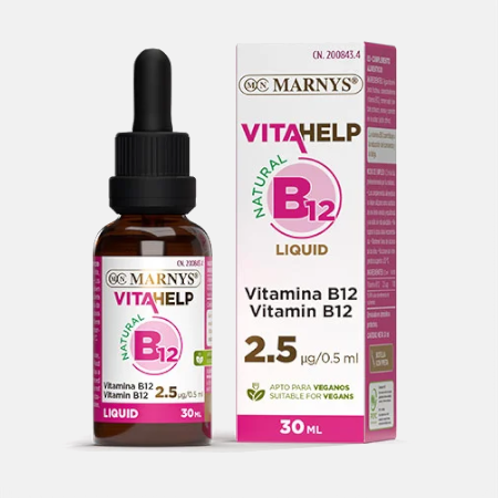Vitamina B12 Líquida VITAHELP – 30ml – Marnys