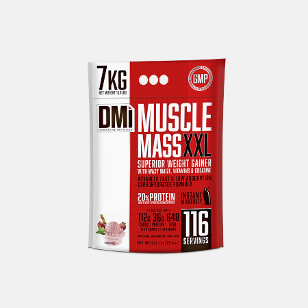 MUSCLE MASS XXL Strawberry – 7kg – DMI Nutrition