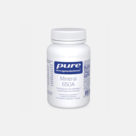 Mineral 650A – 60 cápsulas – Pure Encapsulations