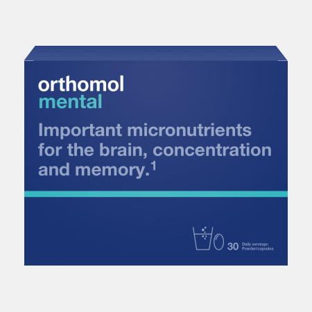 Orthomol Mental – 30 porções saquetas + cápsulas