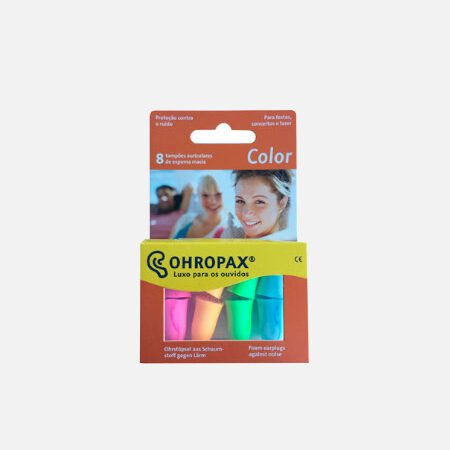 Ohropax Color Tampões espuma – 8 unidades – OHROPAX
