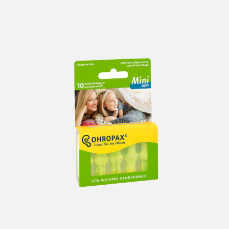 Ohropax Mini Soft Tampões – 10 unidades – OHROPAX
